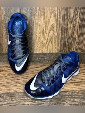 Nike CJ3 Trainer Detroit Lions Sneakers Calvin Johnson Mens Size 10.5 VERY GOOD!